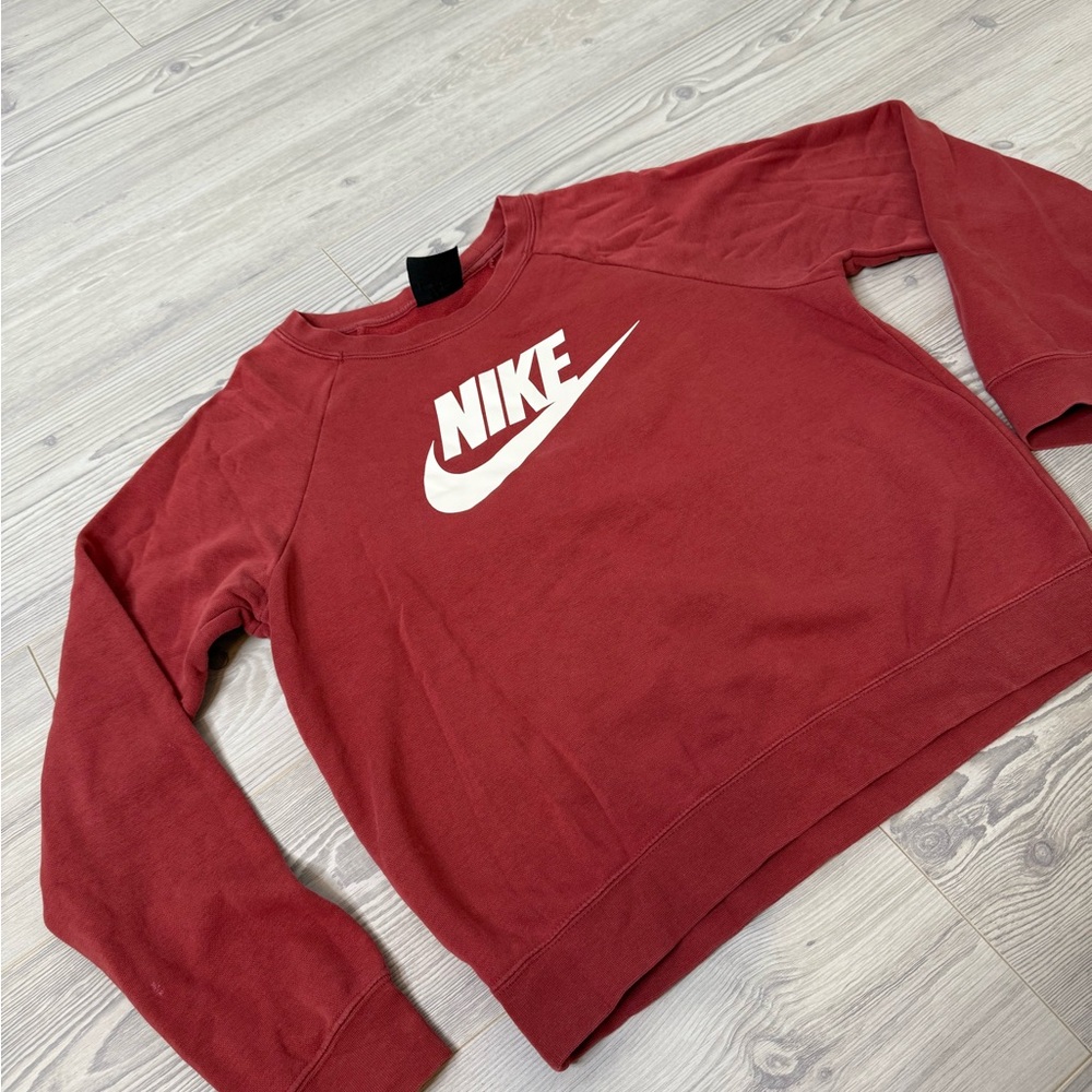 Nike Women's Red Crewneck Sweater